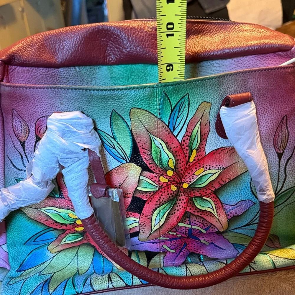 Anuschka Multicolor Floral Shoulder Bag - Picture 15 of 16